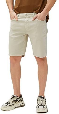 Koton Heren Gabardine bermuda Pocket Gedetailleerde Buttoned Cotton Shorts, beige (057), 46