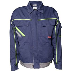 Planam werkjas ""Visline V2"" maat 98 in marine/geel/zink, 2483098