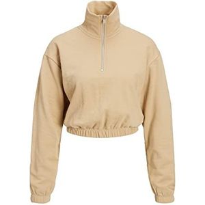 JACK & JONES Women's JJXX JXALFA REG Every Short Half Zip Sweatshirt, Incense, S
