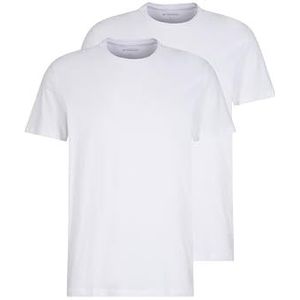 TOM TAILOR heren Basic T-shirt 1008638, 20000 - White, L