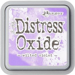 Ranger Tim Holtz Distress Oxide Pad-Wilted Violet, synthetisch materiaal, paars, 7,5 x 7,5 x 1,9 cm