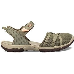 Teva W Tirra Ct Sandalen, uniseks, Groen Burnt Olive Btol, 36 EU
