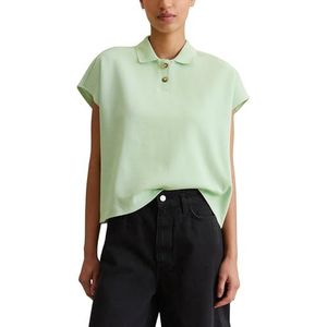 Marc O'Polo Denim - Poloshirt - Groen - Biologisch Katoen