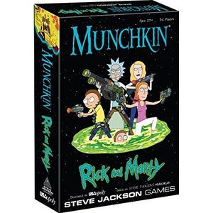 The OP USAopoly - Munchkin®: Rick And Morty™ - Kaartspel - Munchkin met je favoriete Rick and Morty Personages - Vanaf 17 jaar - 3 tot 6 spelers - Engelstalig