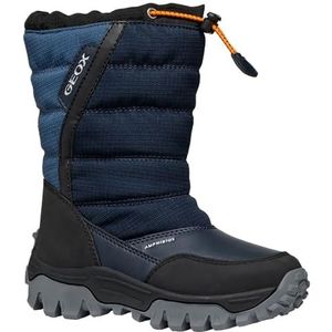 Geox J Himalaya Boy B ABX, sneeuwlaarzen kinderen, marineblauw/blauw (Lt Blue), 36 EU