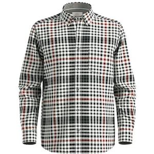 Overhemd - Geruit - Katoen - Lange Mouw - Regular Fit