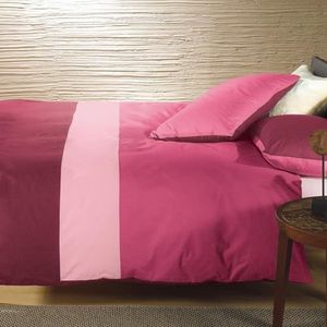 Caleffi City beddengoedset, katoen, bordeaux, eenpersoonsbed, 77959, Caleffi