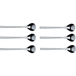 Alessi TI04/8 koffielepels, zilver