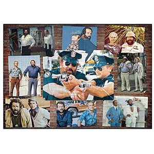 Bud Spencer & Terence Hill Puzzel Poster Wall #002 (1000 pieces) Multicolours