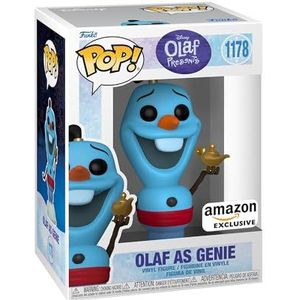 Funko Pop! Disney: Frozen - Olaf As Genie - Frozen - Exclusief bij Amazon - Vinyl Figuur om te verzamelen - Cadeau-idee - Officiële Producten - Speelgoed voor Kinderen en Volwassenen