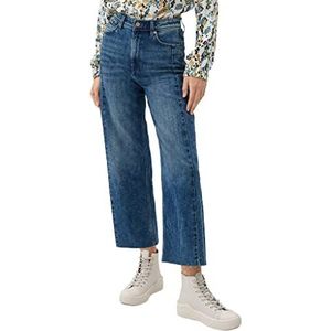 s.Oliver Jeans 7/8 Damesbroek, Blauw, 42