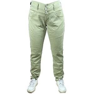 Herrlicher Dames Raya Boy Boyfriend Jeans, groen (Moss 90), 32W x 32L