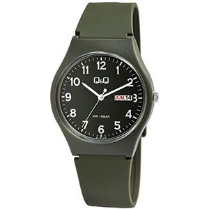 Q&Q S7230964 Automatisch herenhorloge, analoog digitaal horloge met armband, Meerkleurig, Klassiek