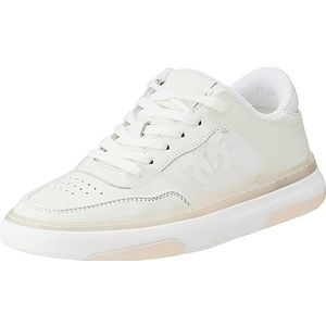 Pinko Ginette Sneaker PVC + leer, veterschoenen voor dames, Z14 zijdewit, 36 EU