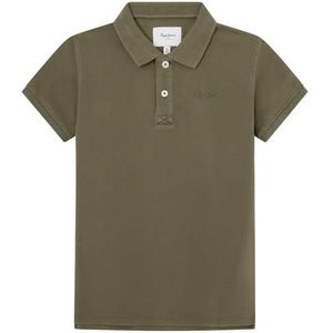 Pepe Jeans OLI GD Poloshirt voor kinderen, groen (legergroen), 12 jaar