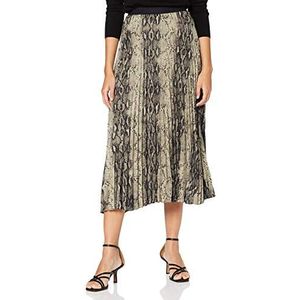 Herrlicher Dames Ania Satijnen Rok, Olive 124, L