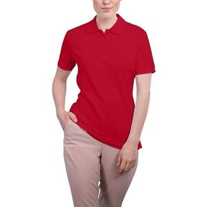 HRM - Luxury Stretch - Polo - Rood - Korte Mouwen