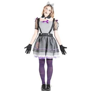 Killer Dolly dress costume disguise fancy dress girl woman adult (One size)