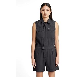G-STAR - Jumpsuit - Donkergrijs - Mouwloos - Knielengte