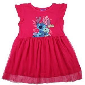 Lilo & Stitch Robe Lilo et Stitch insieme, jurken, shirt + rok, jongens, meisjes, roze, 8 jaar (2 stuks), Roze, 8 Jaar