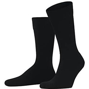 Esprit Functionele sokken voor heren, 2 stuks, zacht, ademend, sneldrogend, dik, eenkleurig, 2 paar, zwart (black 3000), 43-46 EU