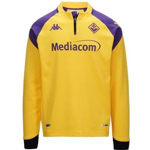 Kappa 2023-2024 Fiorentina Half Zip Training Top (Geel)