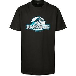 Mister Tee Jurassic World Logo T-shirt voor kinderen, uniseks, zwart, 146/152 cm