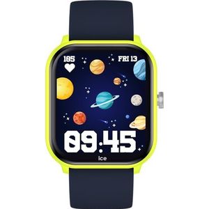 Ice-Watch - ICE smart junior 2.0 Yellow - Geel verbonden horloge voor kinderen met blauwe siliconen band - 022791 (1,75 pouces)