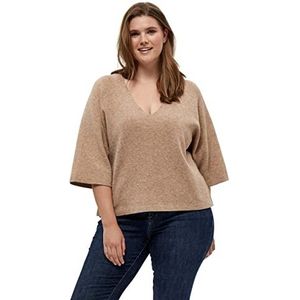 Peppercorn Damestrui Sweater, Warm Sand Melange, 48