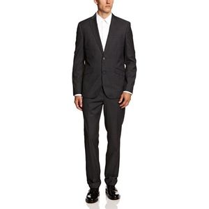 SELECTED HOMME Heren Sakko Slim Fit 16032387 One Tax Pine Blazer, grijs (dark grey), 50