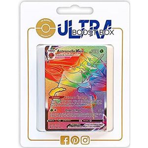 Astronelle VMAX (Orbeetle VMAX) 186/185 Shiny Rainbow - Ultraboost X Epée et Bouclier 4 Voltage Éclatant - Doos met 10 Franse Pokemon kaarten