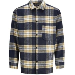 Bestseller A/S Jorzac Check Overshirt Ls Noos Poloshirt voor heren, buitenruimte, XL