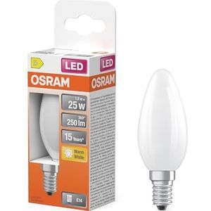 Osram - LED Lamp - Mat - E14 - Kaars B35 - 1.8W (25W) - 2700K