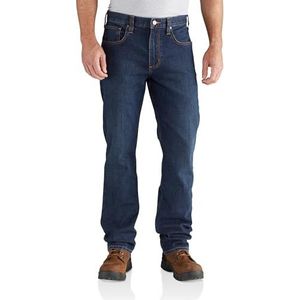 Carhartt Robuuste Flex Relaxed Straight Jeans voor heren