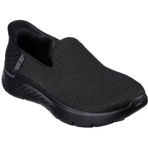 Skechers - Go Walk Flex - Wandelschoenen - Zwart - Slip-ins