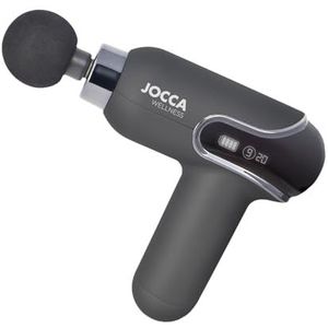 Jocca - Pistolet De Massage - Zwart - 9 Vitesses - 4 Têtes Interchangeables