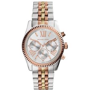 Michael Kors Dameshorloge Lexington Chronograaf Horloge, roestvrij staal, roestvrij stalen armband, 38mm kast