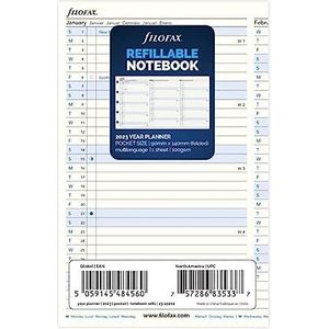 Filofax Pocket Notebook Jaar Planner 2023