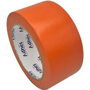 Amazinnov - Afplakband 50 mm x 33 m van pvc op rubberbasis bestand tegen hoge temperaturen (oranje)
