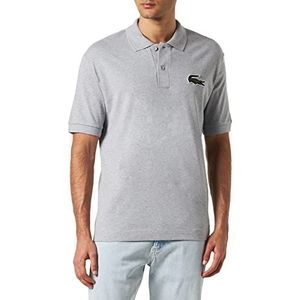 Lacoste Loose Fit Poloshirt Uniseks, Zilver China, XS