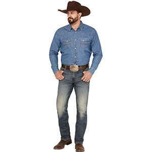 Wrangler Retro Slim Fit Straight Leg Jean, Dark Knight Stretch, 31W x 32L