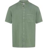 Brax - Style Lionel - Heren Overhemden - Groen - Linnen