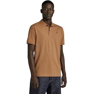 G-STAR heren Poloshirt Dunda Slim Polo, Braun (Dk Fawn D11595-5864-7172), XS