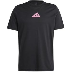 adidas Heren AEROREADY Tennis Play Graphic Tee, black, M