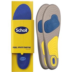 Scholl GelActiv Loopzolen voor heren, 2 paar, maat 40 tot 46,5, Meerkleurig, Talla 40 a 46,5