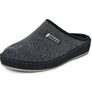 Schawos - 6030 - Pantoffel - Grijs - Ongevoerd - Ademend