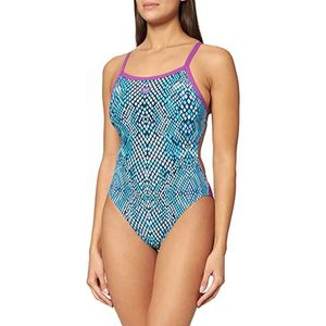 Arena Dames Print Challenge Back Badpak uit één stuk