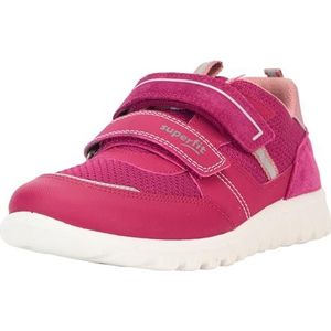 Superfit Sport7 Mini sneakers voor meisjes, Rood Roze 5000, 25 EU Weit