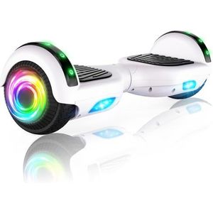SISIGAD Hoverboard Self Balancing Scooter Age 3+ 6.5"" Two-Wheel Self Balancing Hoverboard with Bluetooth Speaker and LED Lights Electric Scooter for Adult Kids Gift