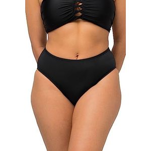 Ulla Popken Dames Bikinislip, Große Größen Bikinislip Bikinislip Bikini, Zwart (Zwart 10), 62